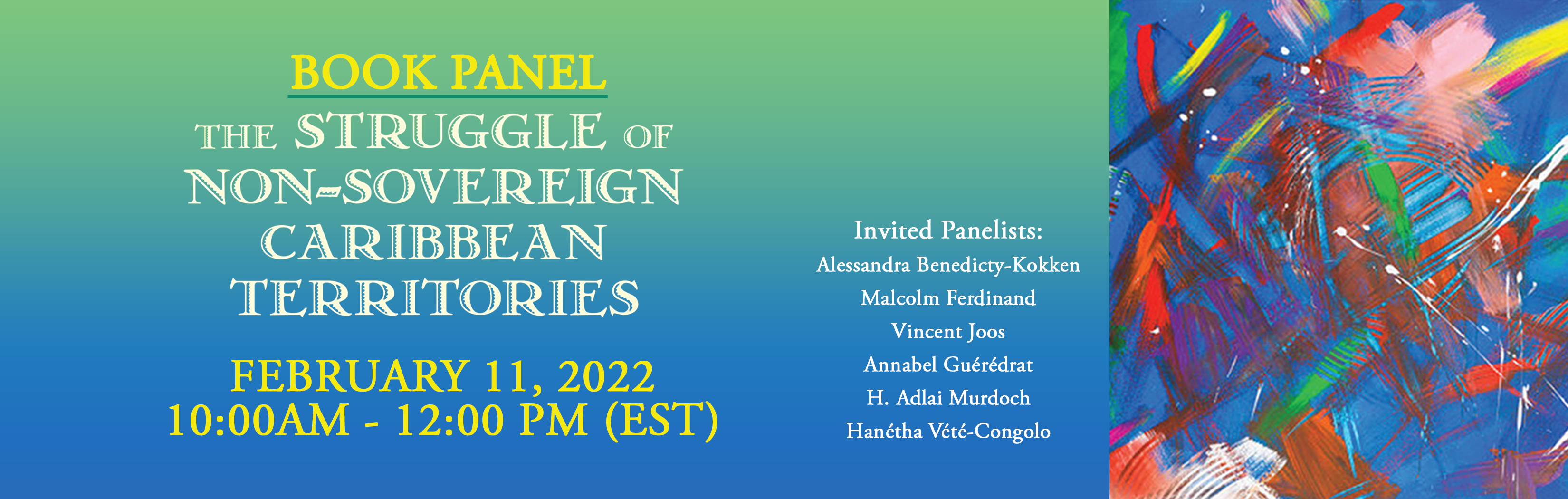 Book Panel: The Struggle of Non-Sovereign Caribbean Territories 